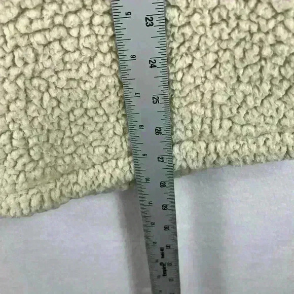 Victoria’s Secret PINK Jacket Women’s Medium Cream 100% Polyester Sherpa - Picture 11 of 11